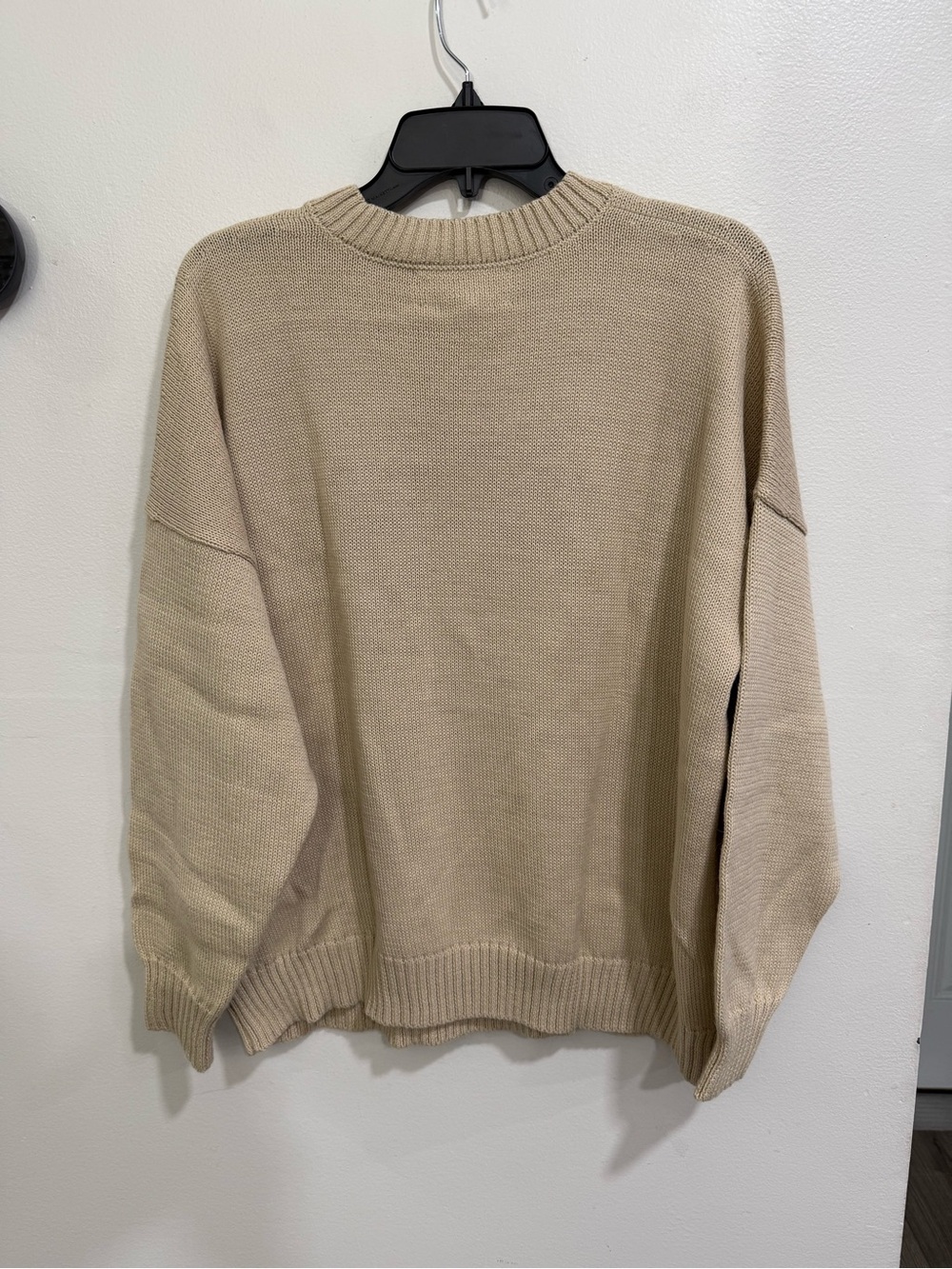 NWOT The Great. Stable Pullover in Natural Alpaca Blend Horse Head Sweater Sz 3 - Picture 4 of 10